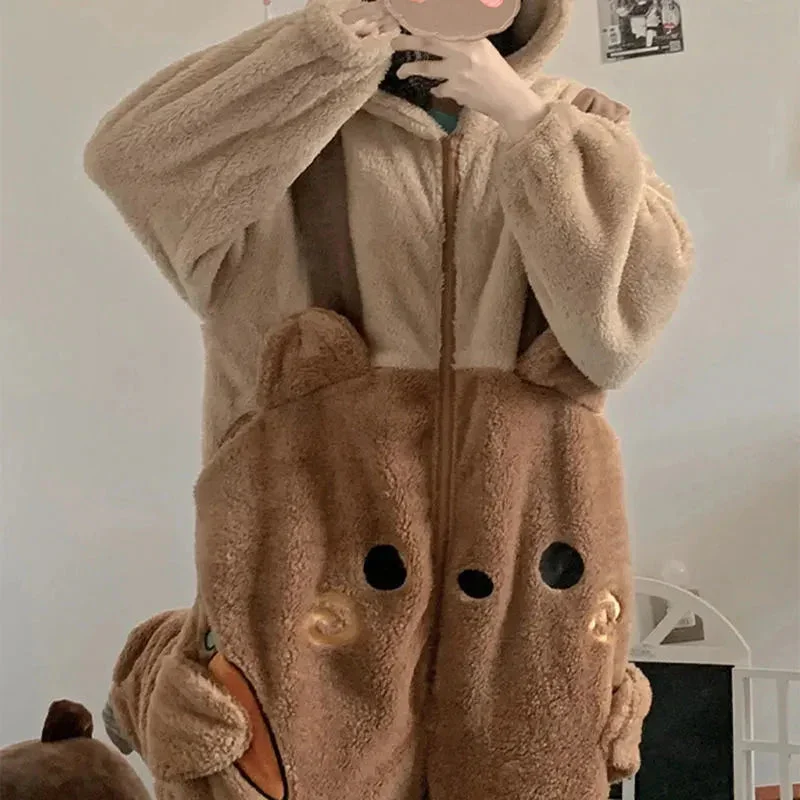 Cozy Cub Kawaii Plush Onesie - Image 3