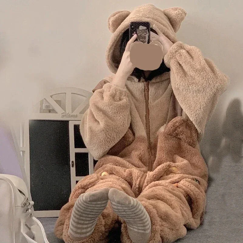 Cozy Cub Kawaii Plush Onesie - Image 4
