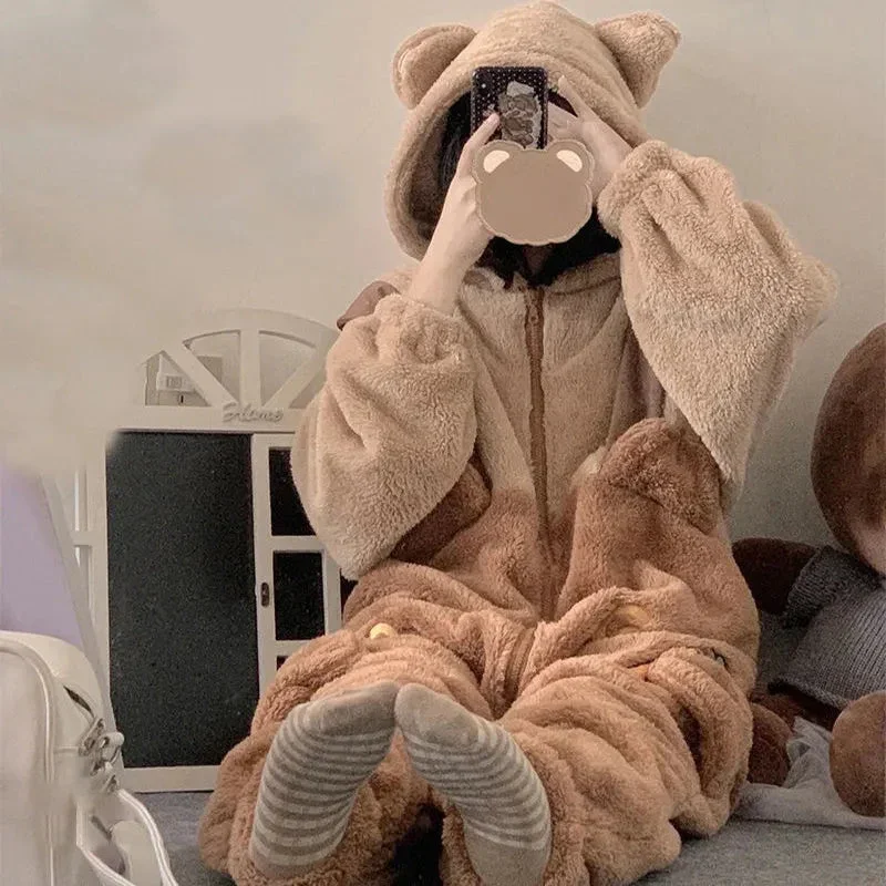 Cozy Cub Kawaii Plush Onesie - Image 6
