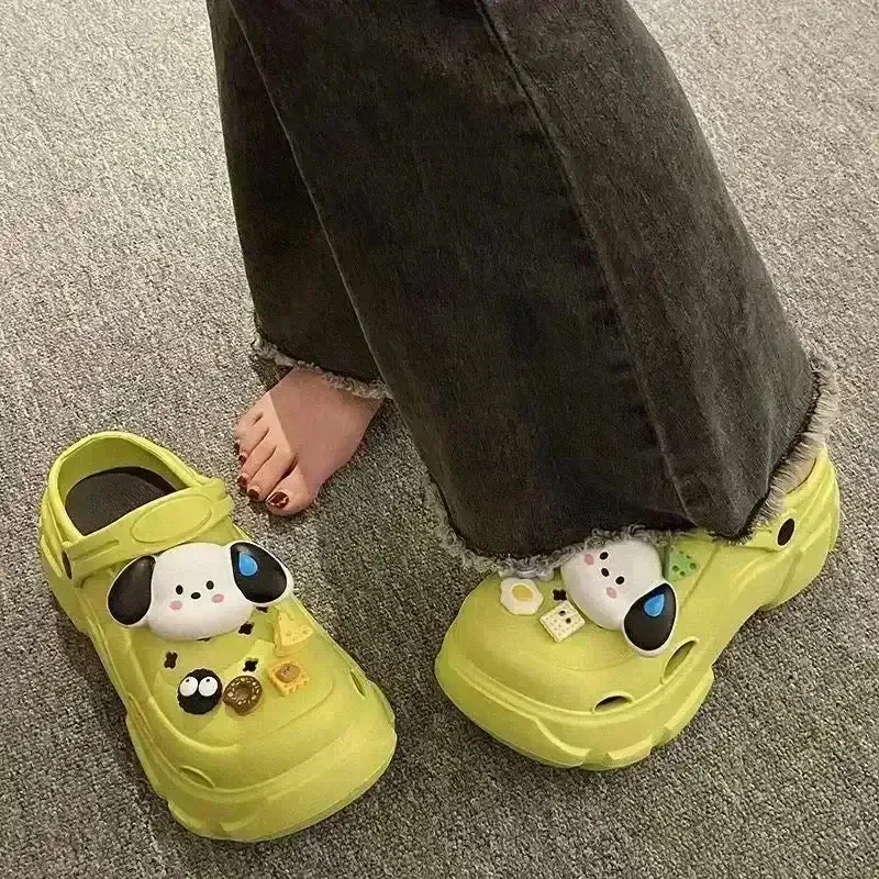 Kawaii Pochacco Platform Clogs - Image 9