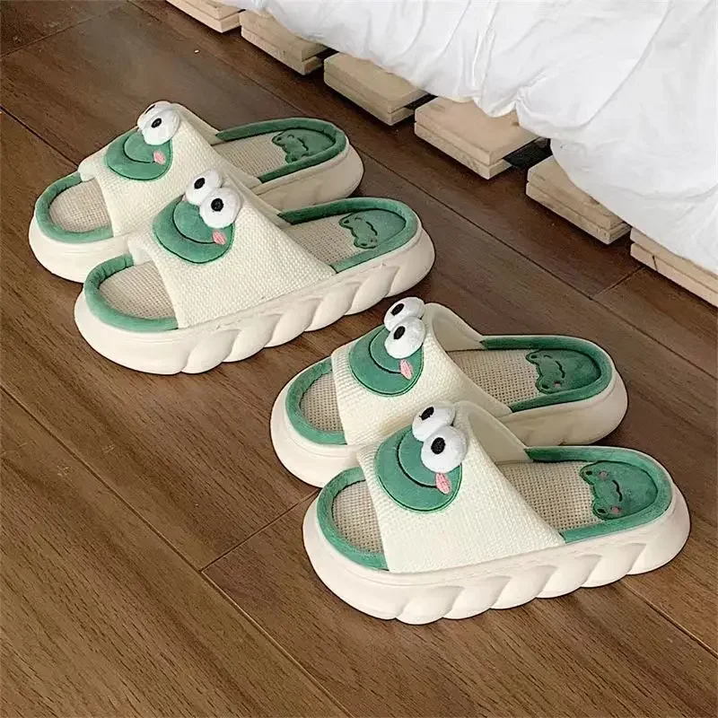Kawaii Frog Anti-Slip Indoor Slippers - Image 5