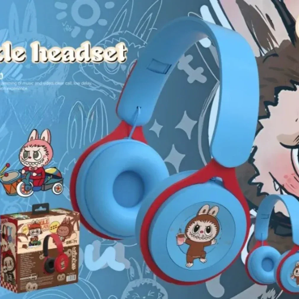 Kawaii Fuzzy Beats Speckle Headset - Image 3