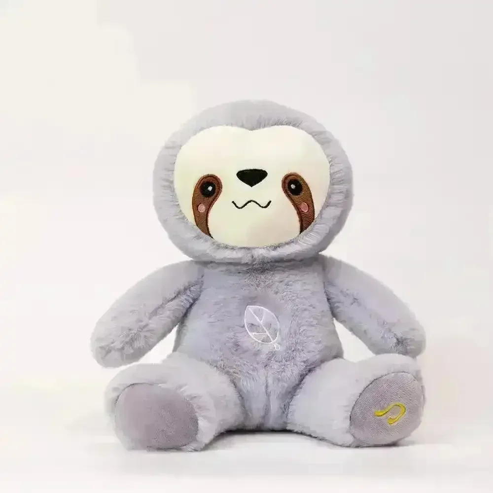 Kawaii Musical Breathing Sloth Plush Toy - Image 3