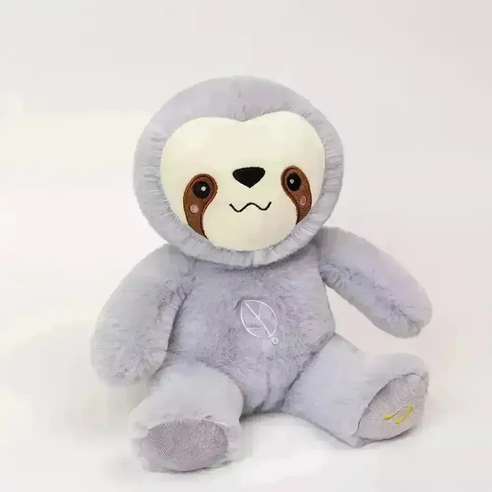 Kawaii Musical Breathing Sloth Plush Toy - Image 5