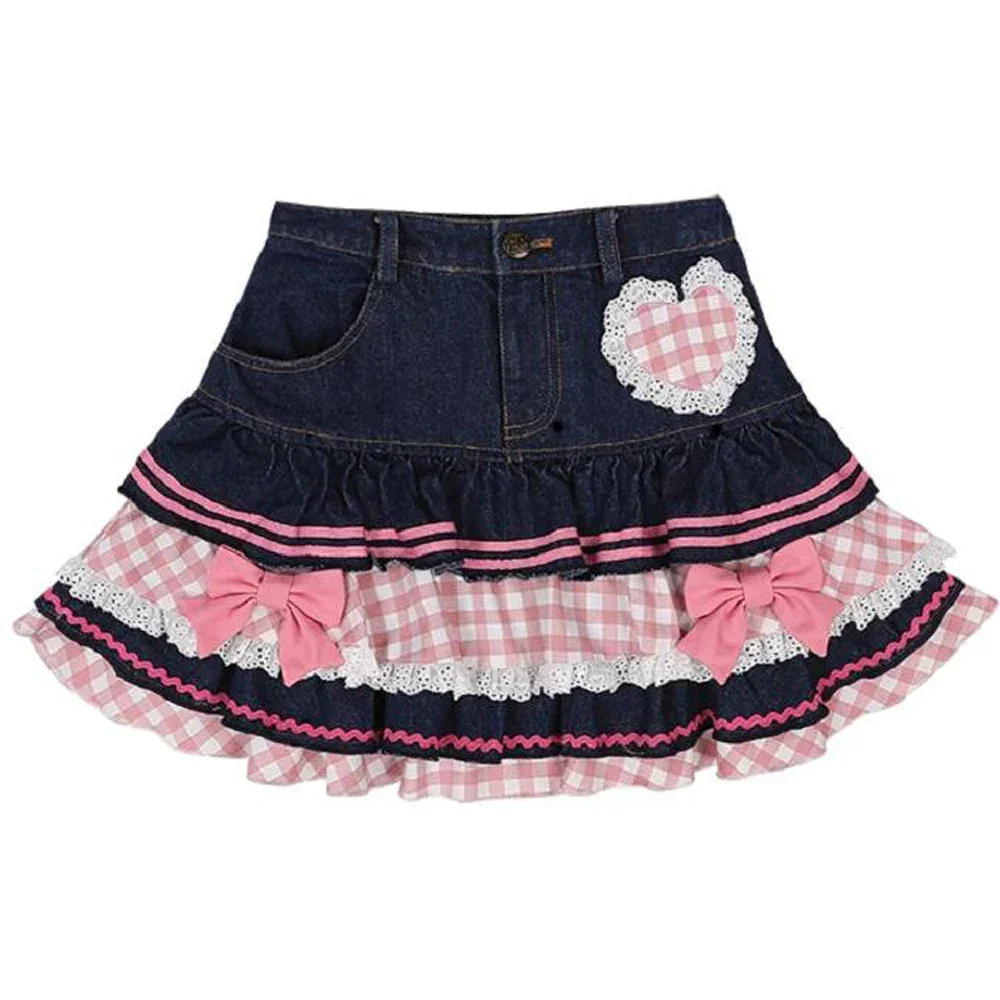 Kawaii Preppy Harajuku Y2K Lace Mini Skirt - Image 15