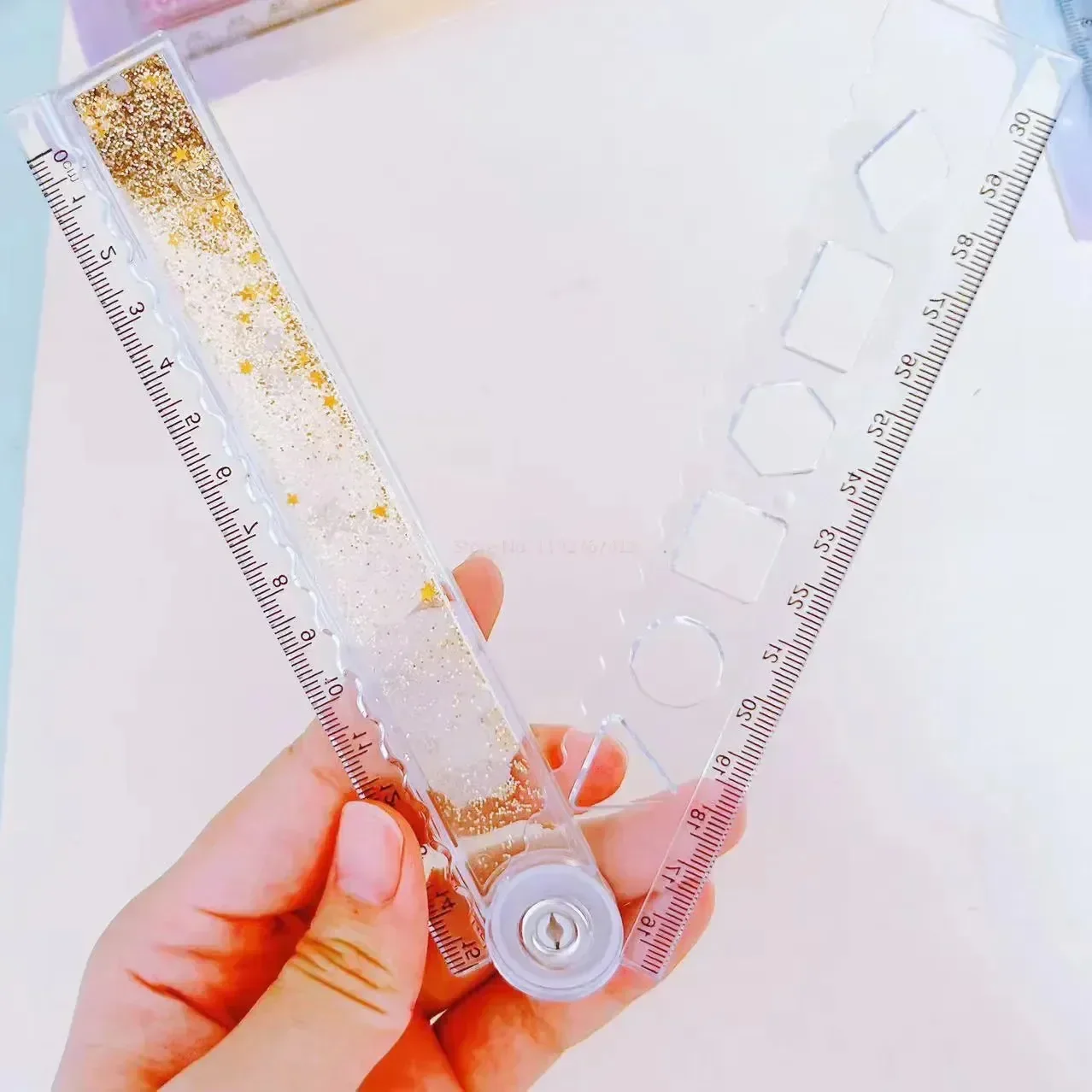 Kawaii Quicksand Sanliou Folding Ruler - Image 4