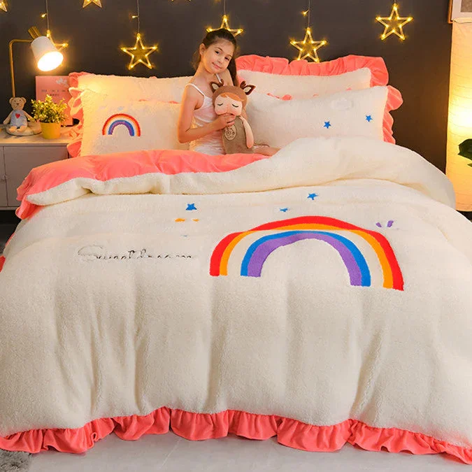 Kawaii Rainbow Burst Bedding Set - Image 2