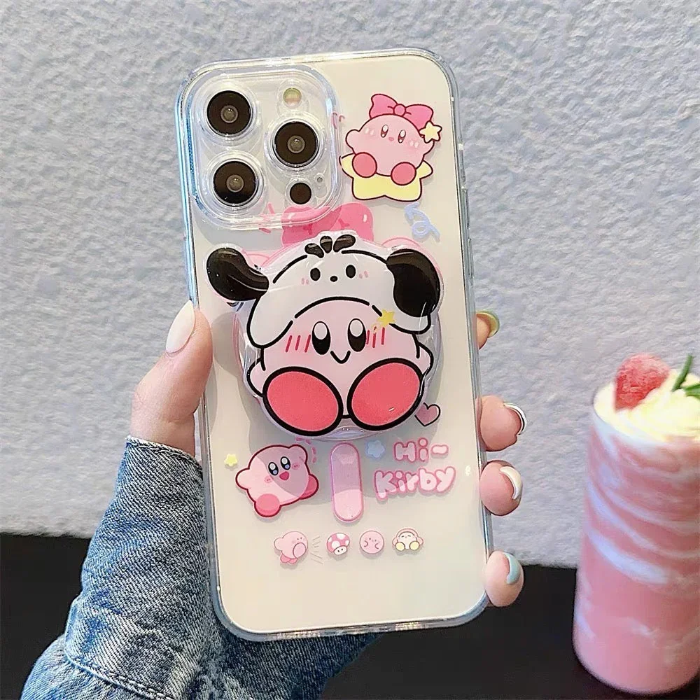 Kirby Kawaii Anime Phone Case (for iPhones) - Image 5