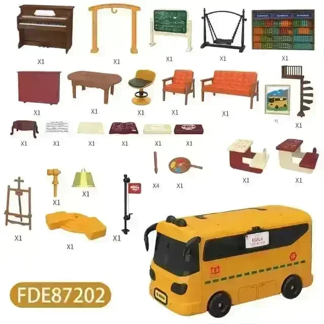 Koala Tour Bus Pretend Play Kids Set - Image 20
