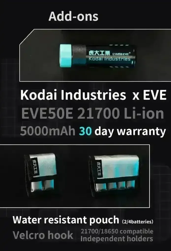 Kodai BT-20 Rechargeable Battery Power Bank - Image 3
