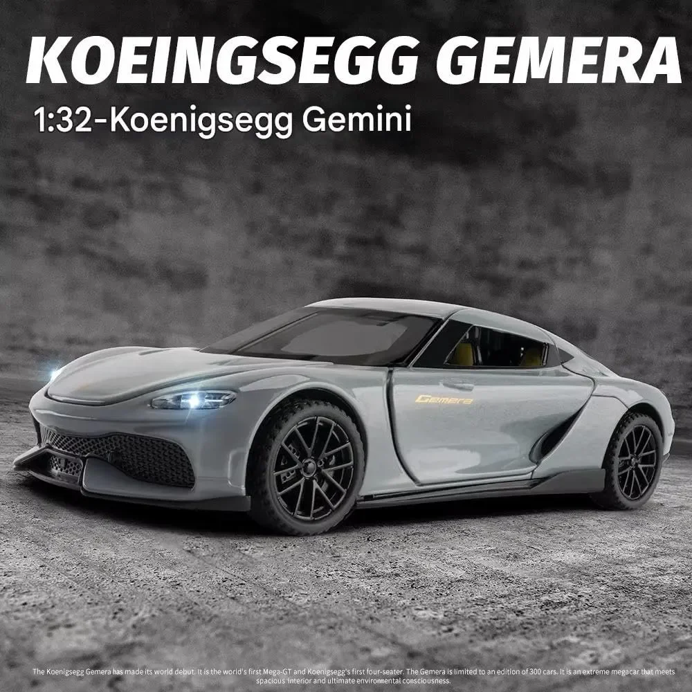 Koenigsegg Gemera 1:32 Die-Cast Sports Car - Image 4