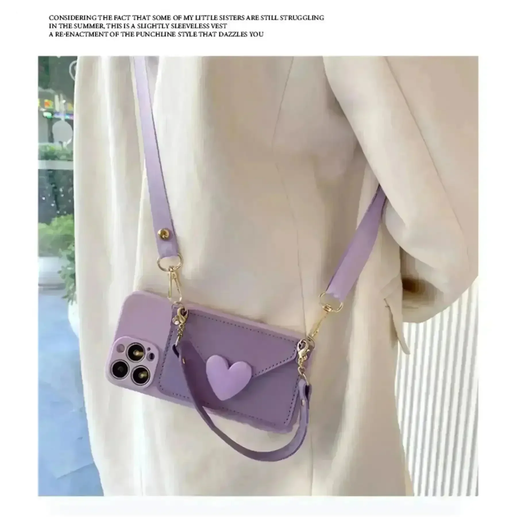 Korean Crossbody Bag Phone Case (For iPhones) - Image 10