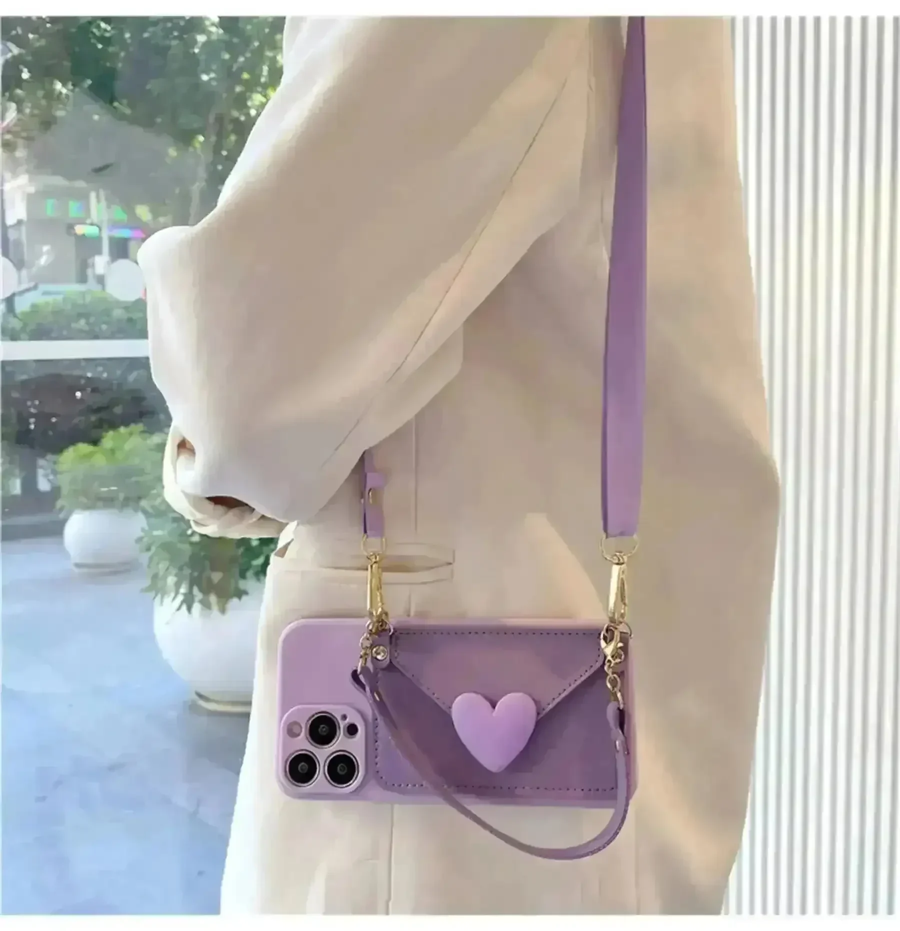 Korean Crossbody Bag Phone Case (For iPhones) - Image 12