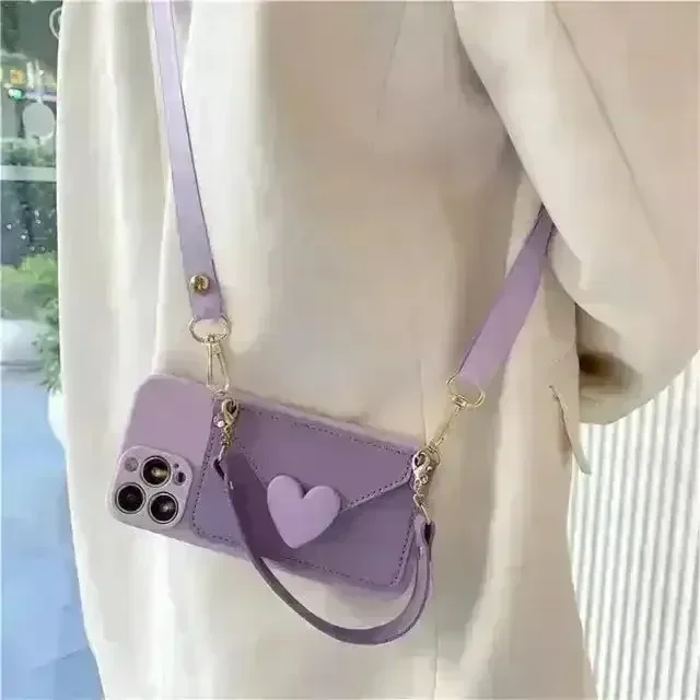 Korean Crossbody Bag Phone Case (For iPhones) - Image 2