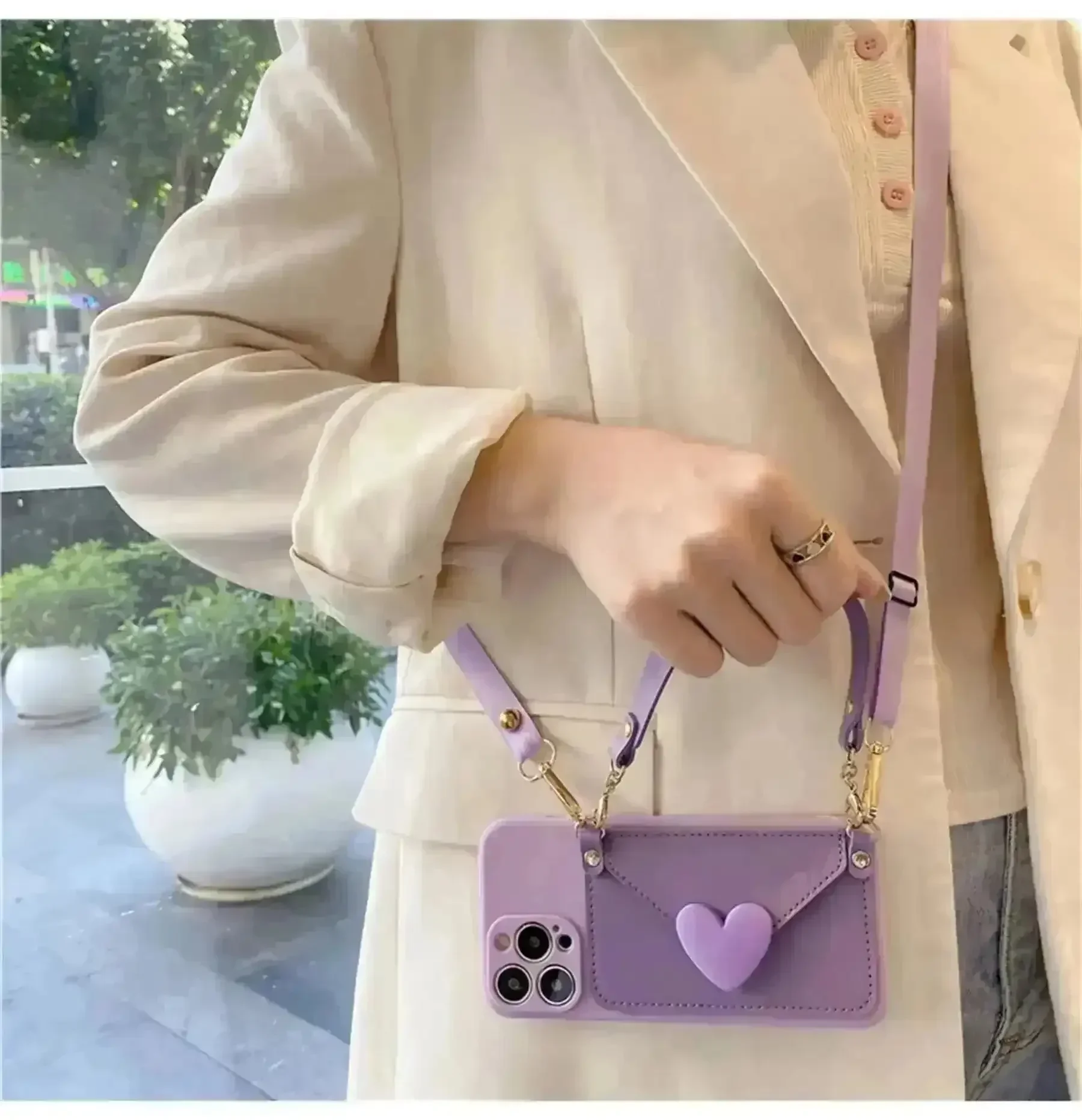 Korean Crossbody Bag Phone Case (For iPhones) - Image 4