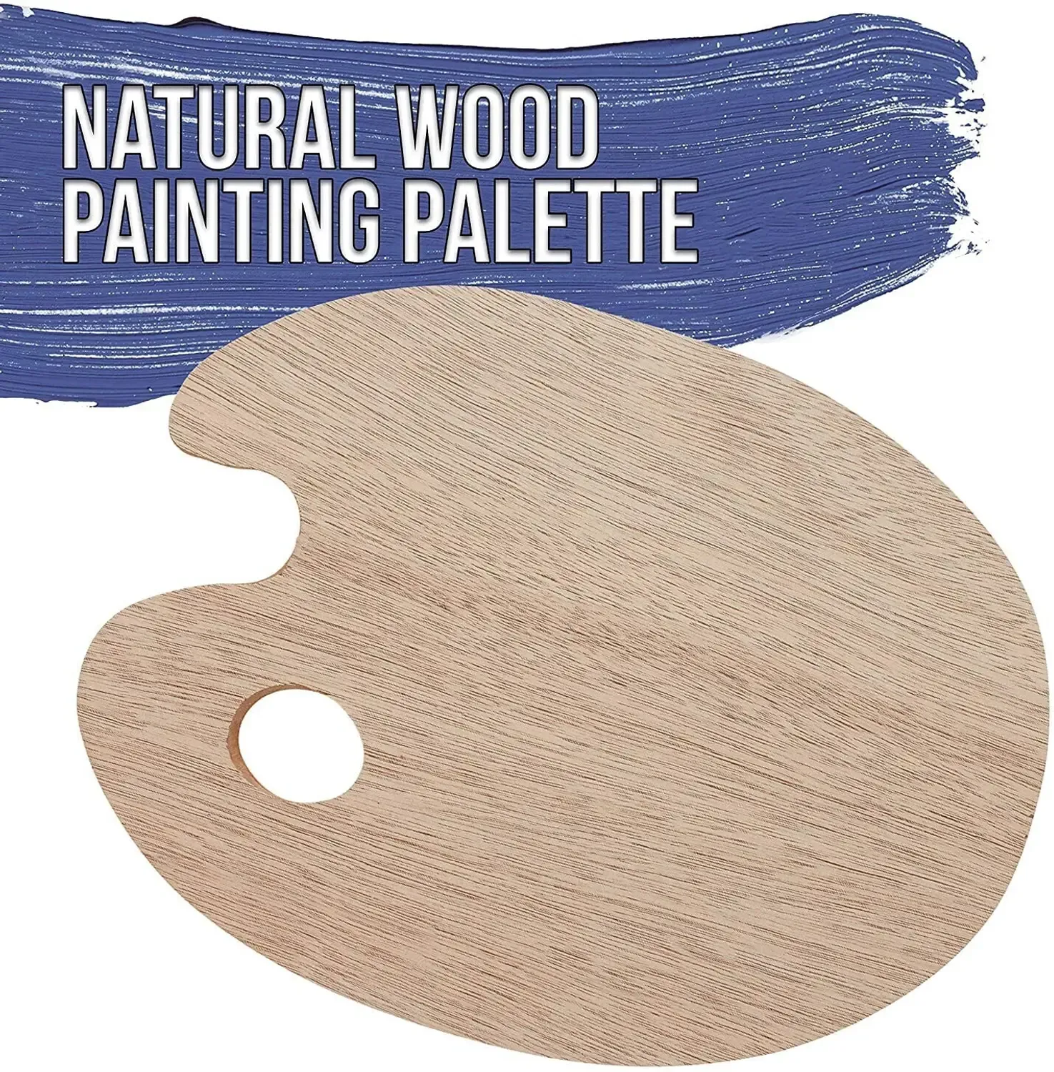 Kraftmasters 10x12 Wooden Artist Palette - Image 2