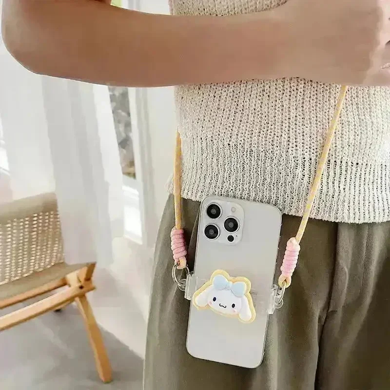 Kuromi and Cinnamoroll Phone Back Clip & Strap - Image 2