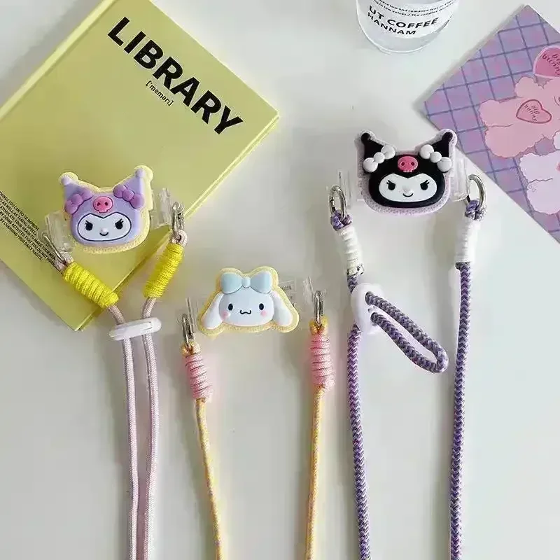 Kuromi and Cinnamoroll Phone Back Clip & Strap - Image 3