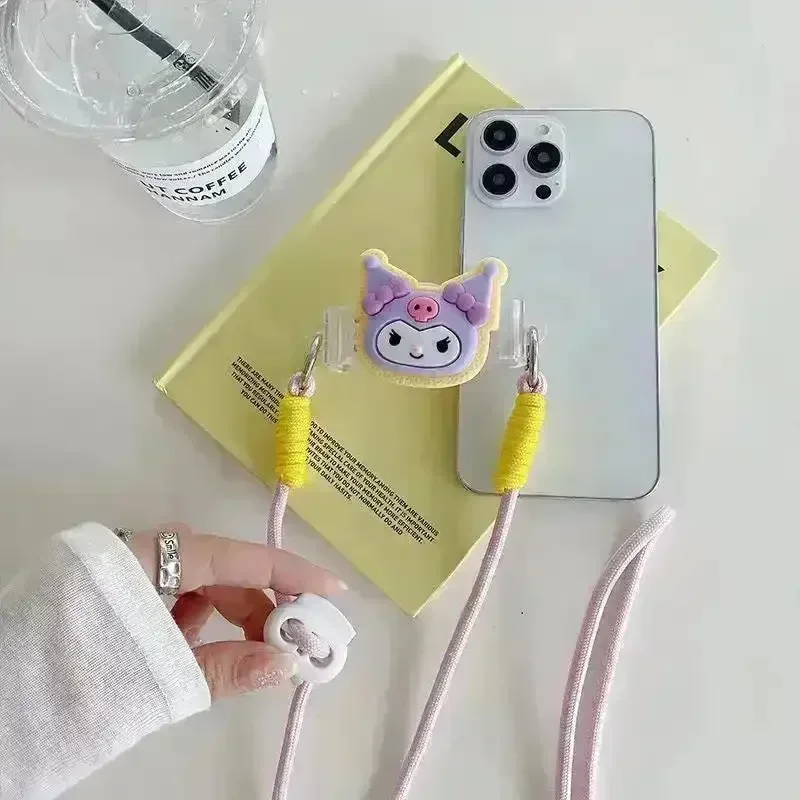 Kuromi and Cinnamoroll Phone Back Clip & Strap - Image 4