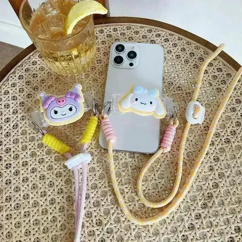 Kuromi and Cinnamoroll Phone Back Clip & Strap - Image 5