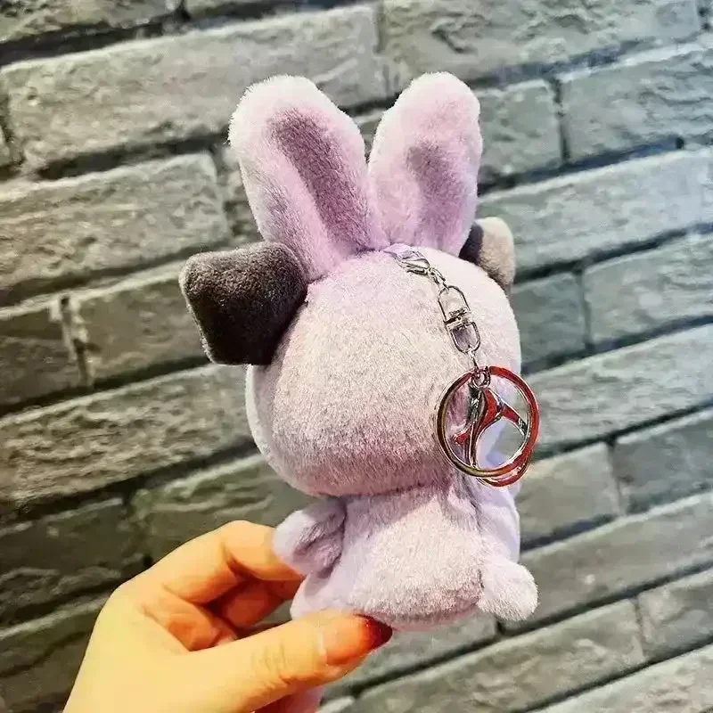 Kuromi Bunny Plush Keychain - Image 4