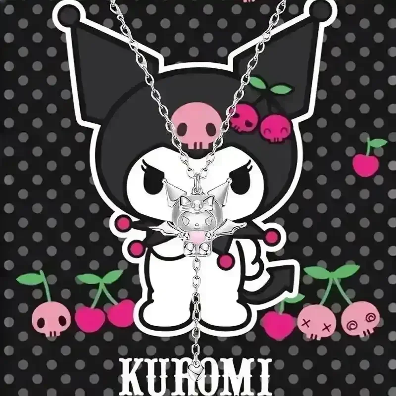 Kuromi Heart Moving Wings Pendant - Image 6