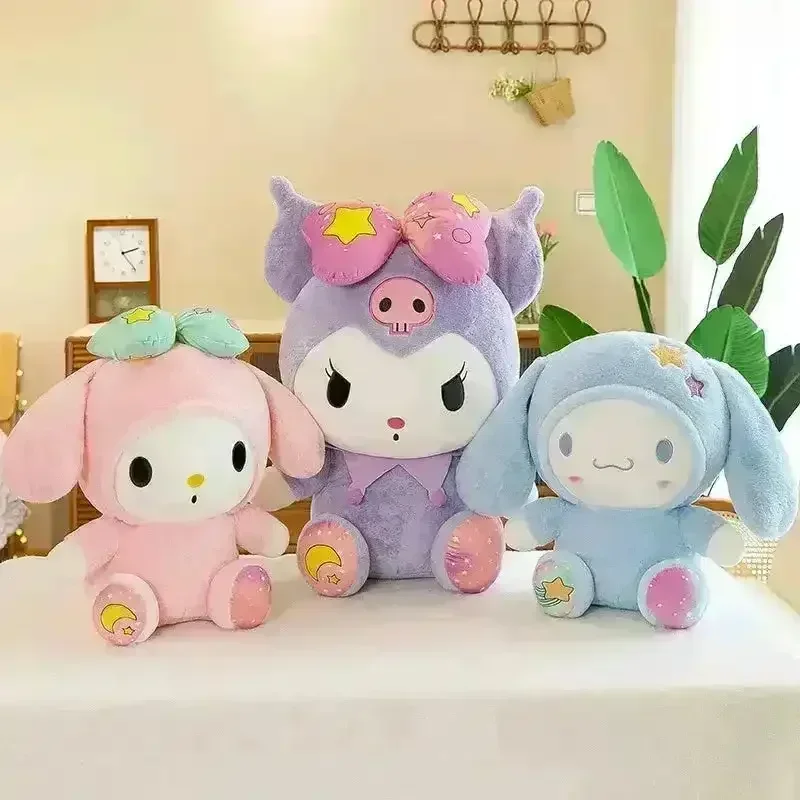 Kuromi My Melody Bow Girl Plushies - Image 2
