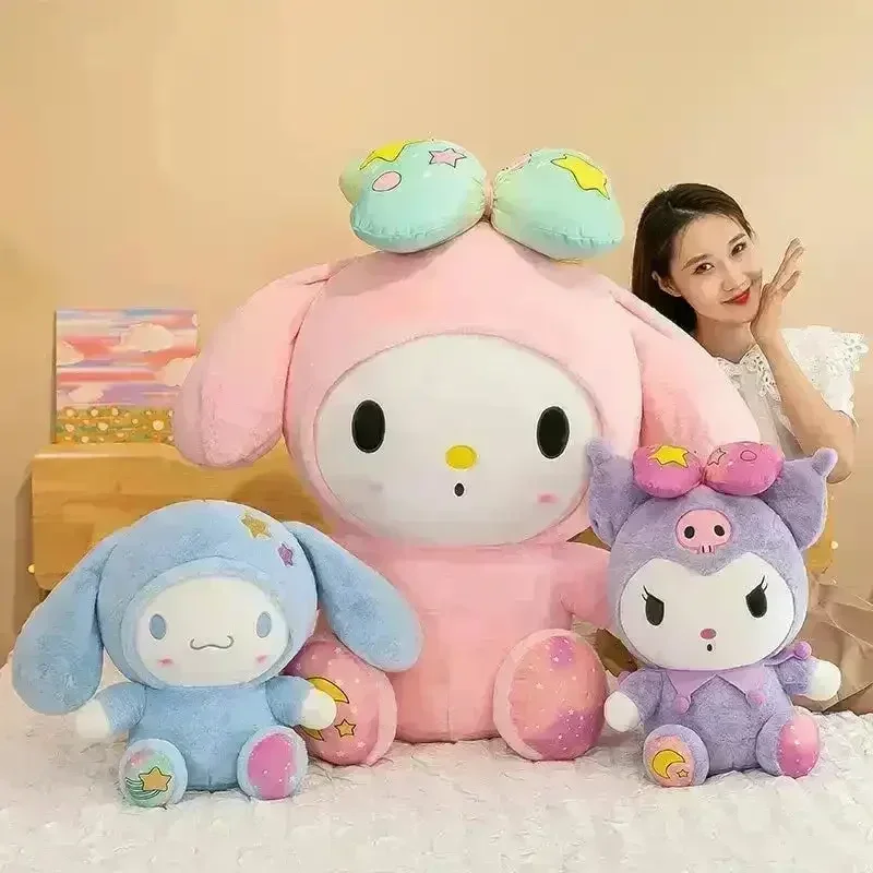 Kuromi My Melody Bow Girl Plushies - Image 4