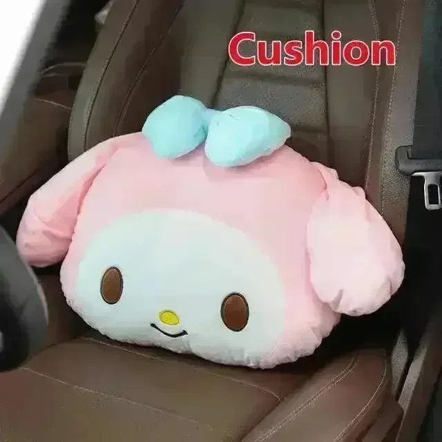 Kuromi My Melody Car Headrest and Seatbelt Protector - Image 21