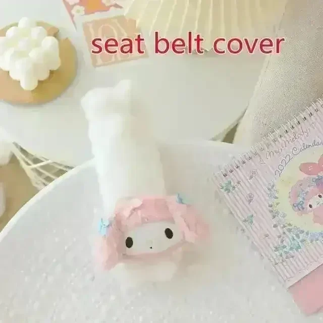 Kuromi My Melody Car Headrest and Seatbelt Protector - Image 22
