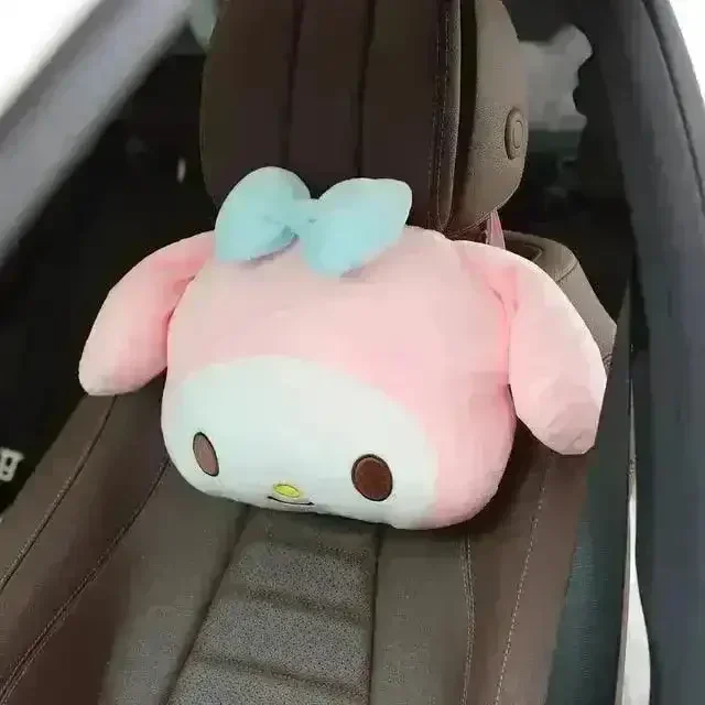 Kuromi My Melody Car Headrest and Seatbelt Protector - Image 23