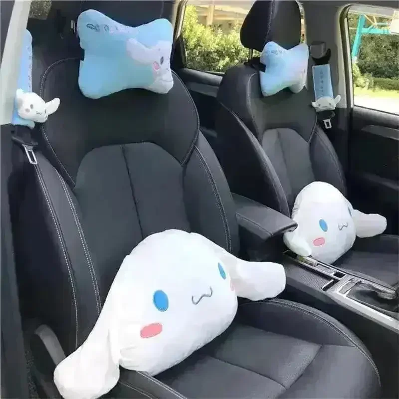 Kuromi My Melody Car Headrest and Seatbelt Protector - Image 27