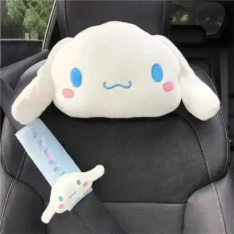 Kuromi My Melody Car Headrest and Seatbelt Protector - Image 28