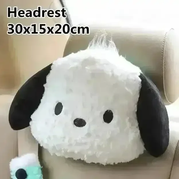 Kuromi My Melody Car Headrest and Seatbelt Protector - Image 34