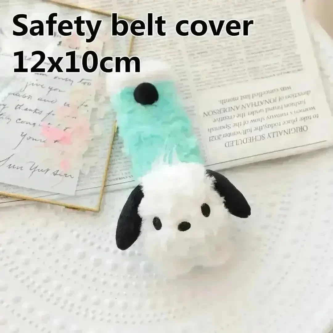 Kuromi My Melody Car Headrest and Seatbelt Protector - Image 37