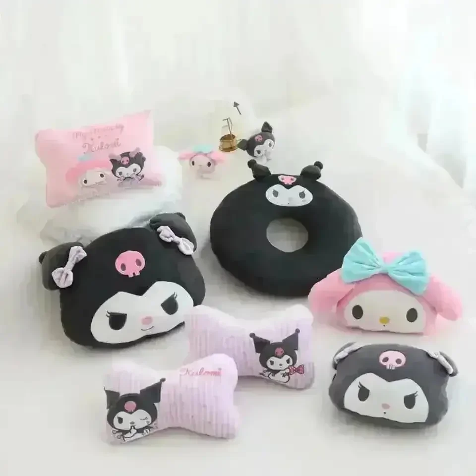Kuromi My Melody Car Headrest and Seatbelt Protector - Image 9