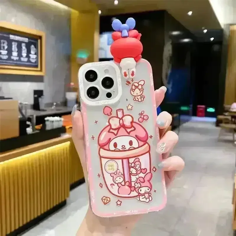 Kuromi & My Melody Figurine Case (For iPhones) - Image 9