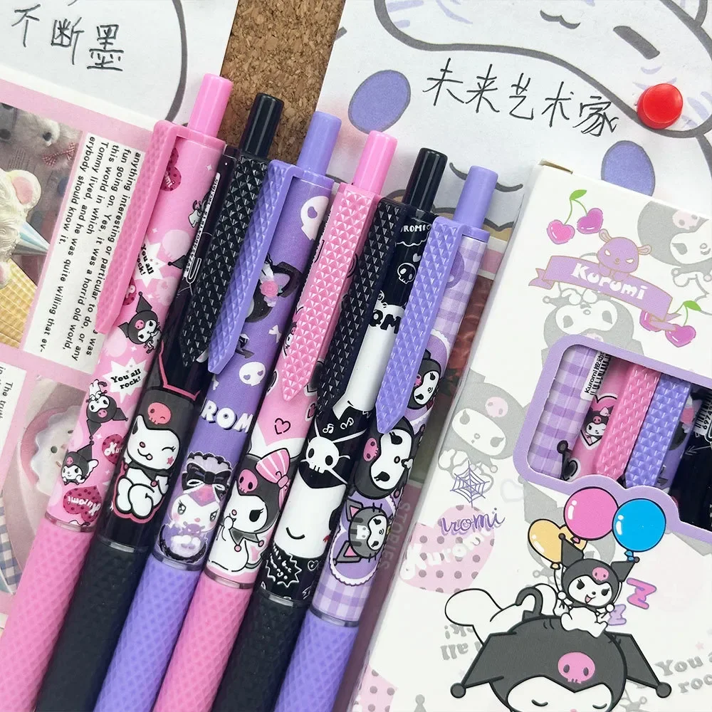 Kuromi Punk Princess Gel Pen (Set of 6) - Image 4