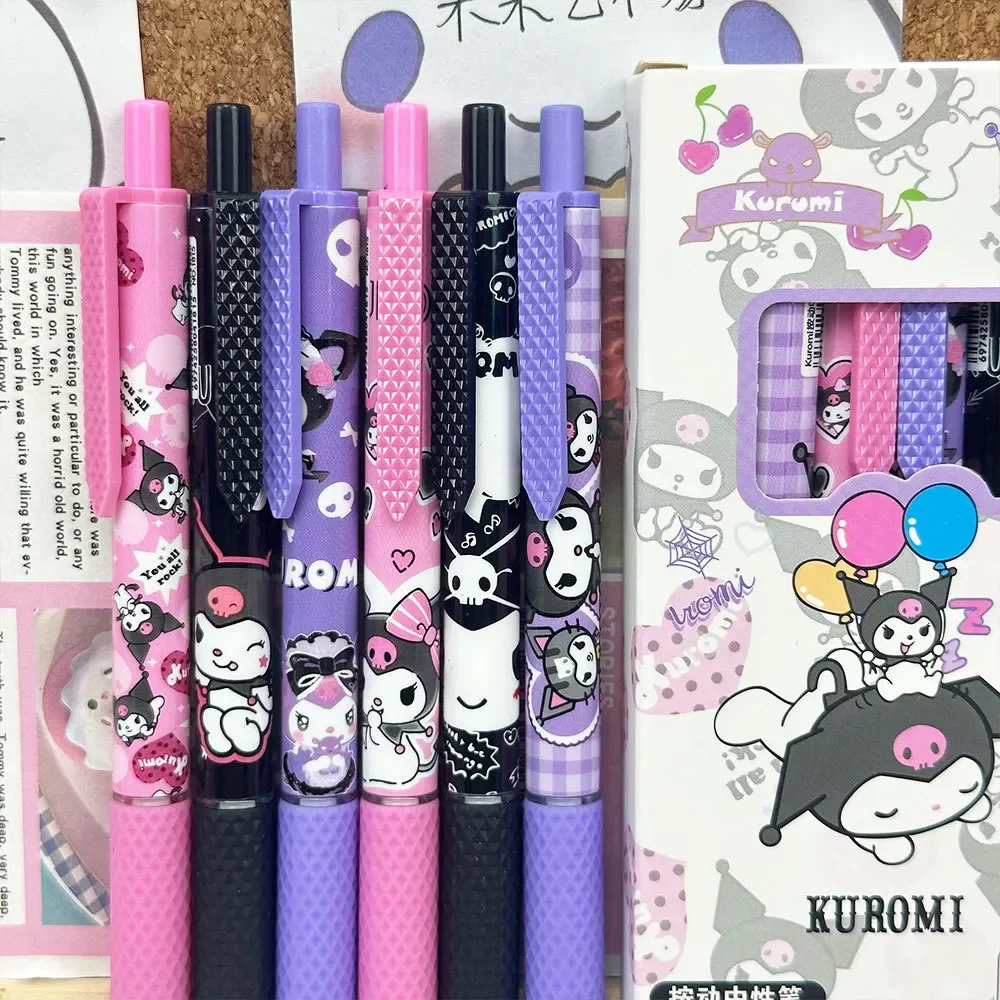 Kuromi Punk Princess Gel Pen (Set of 6) - Image 6