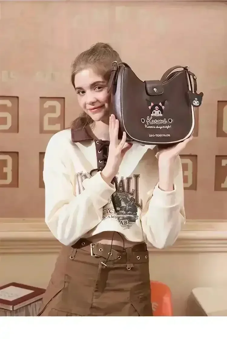 Kuromi Rebel Edge Shoulder Bag - Image 7