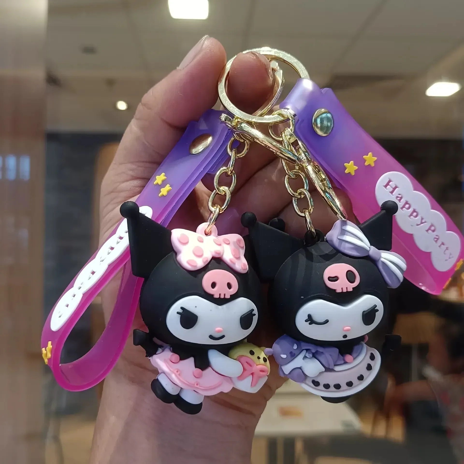Kuromi Spooky Chic 3D Keychain - Image 2