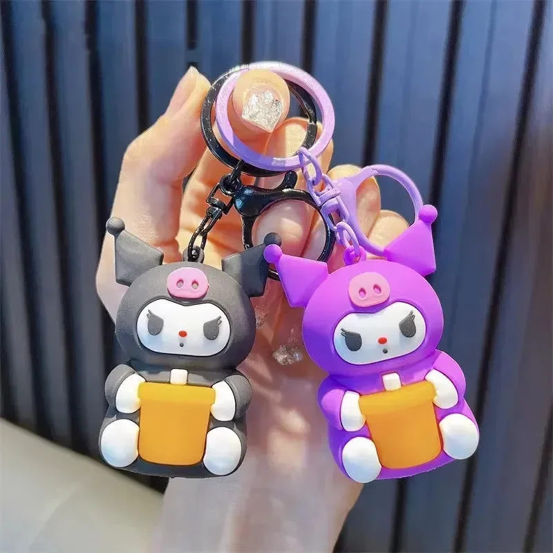 Kuromi's Brew & Glow Keychain - Image 3