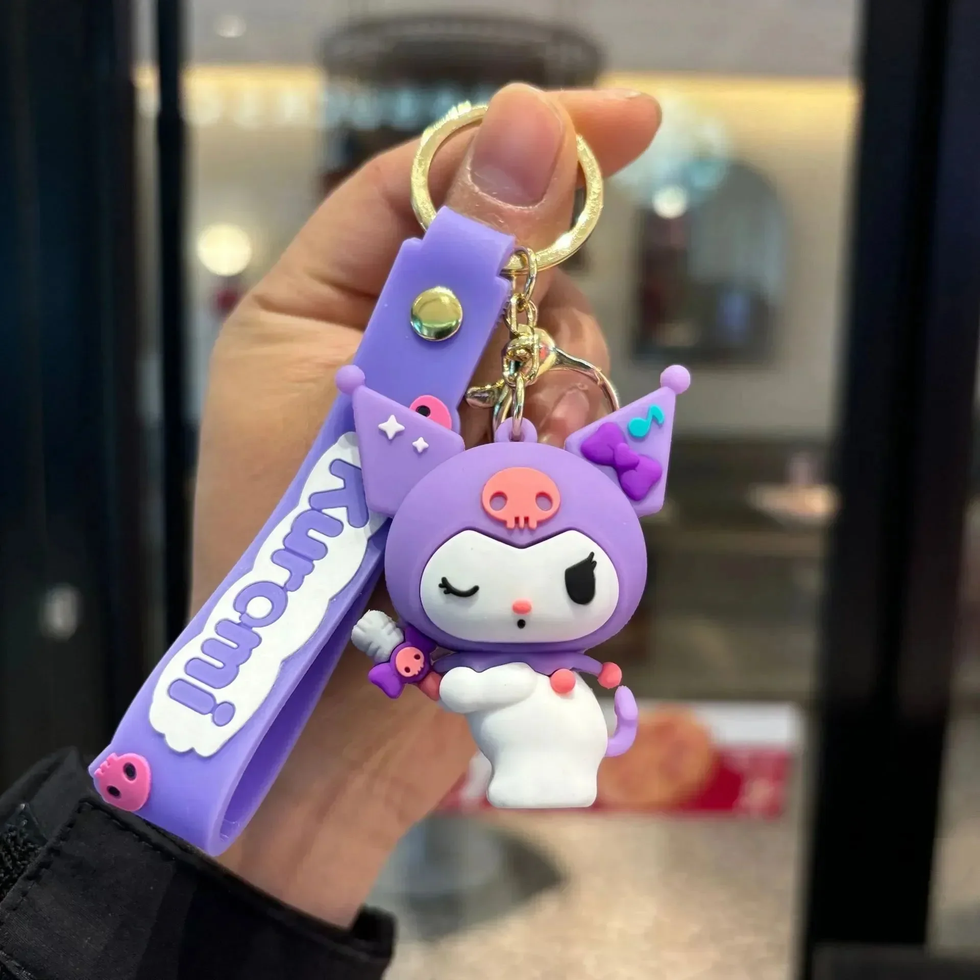 Kuromi's Musical Mischief Keychain - Image 9