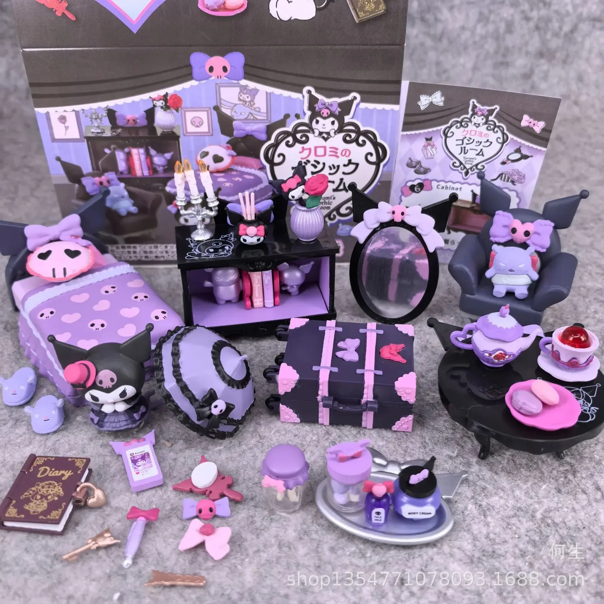 Kuromi's Room Micromodel Playing Set - Image 4
