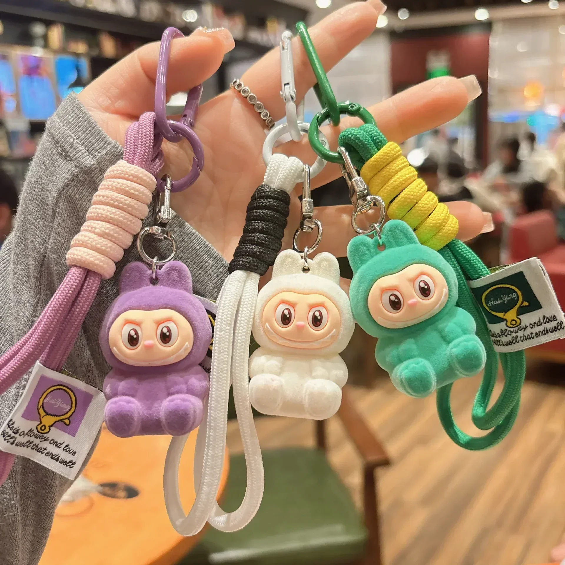 Labuboo Sit & Grin Lanyard Keychain - Image 2