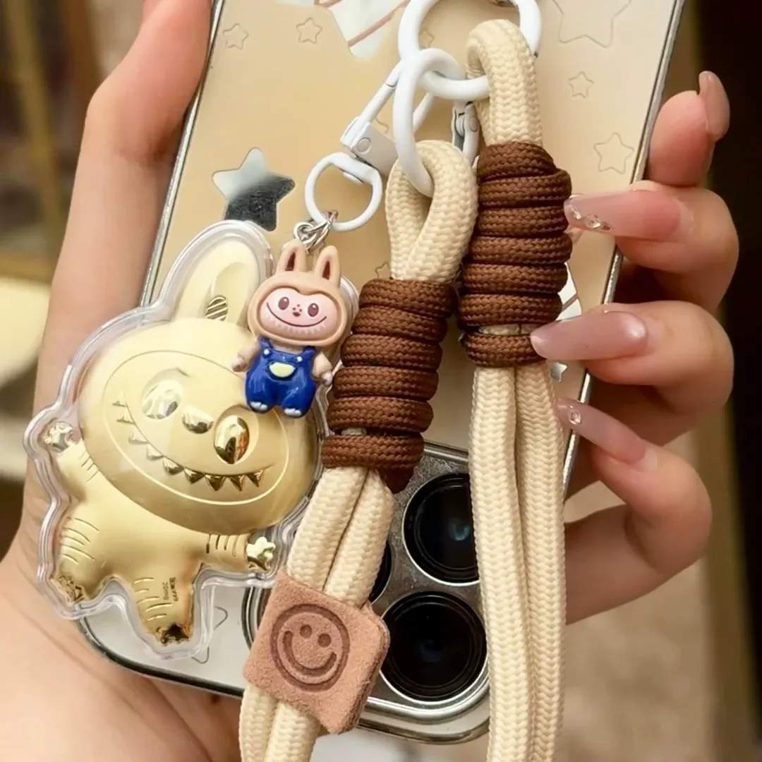 Labubu 20mg Gold Charm Keychain - Image 5