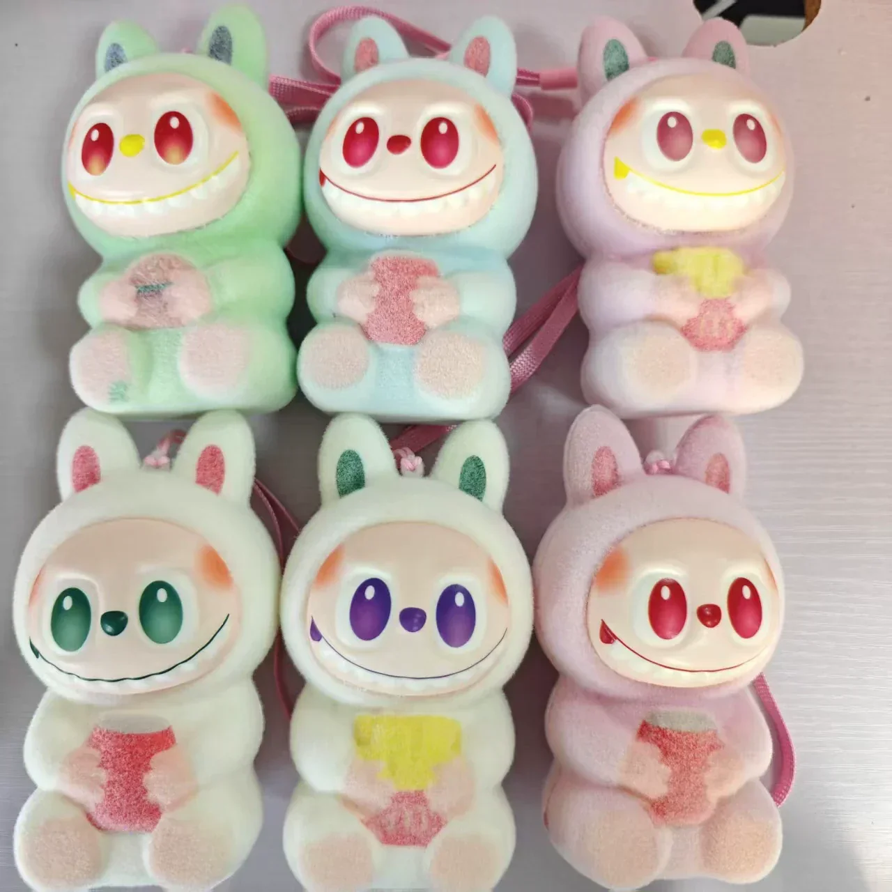 Labubu Chill Can Squishy Keychain - Image 3