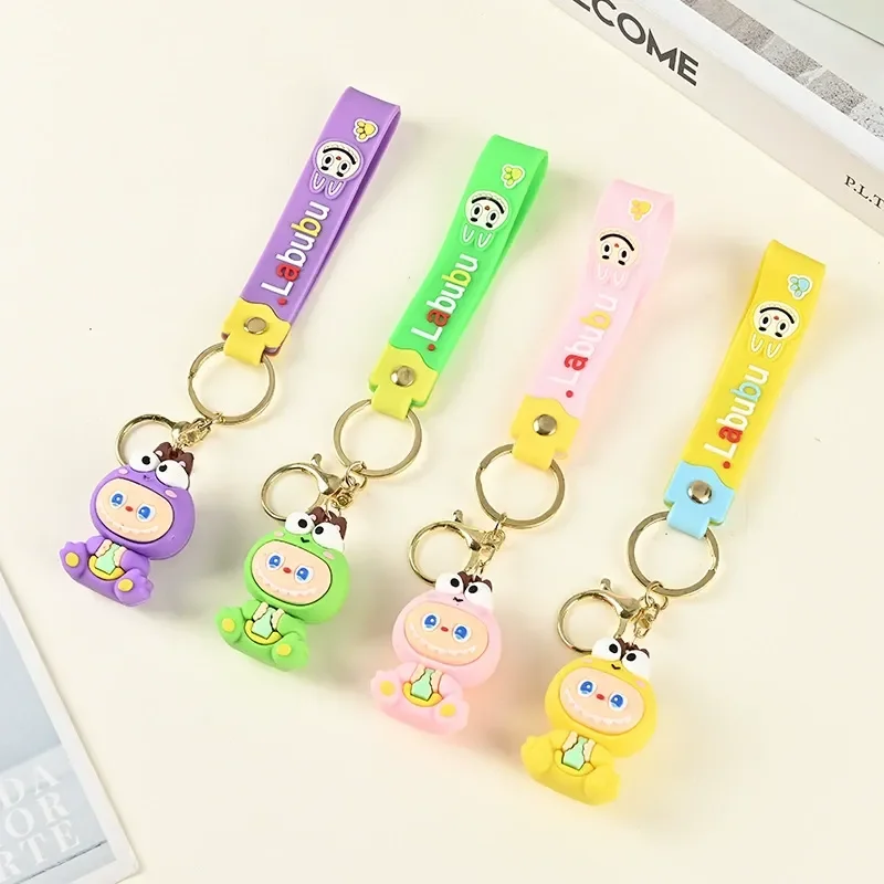 Labubu Dino Cosplay 3D Keychain - Image 2