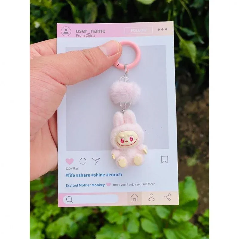 Labubu Elite Sitting Charm Keychain - Image 29