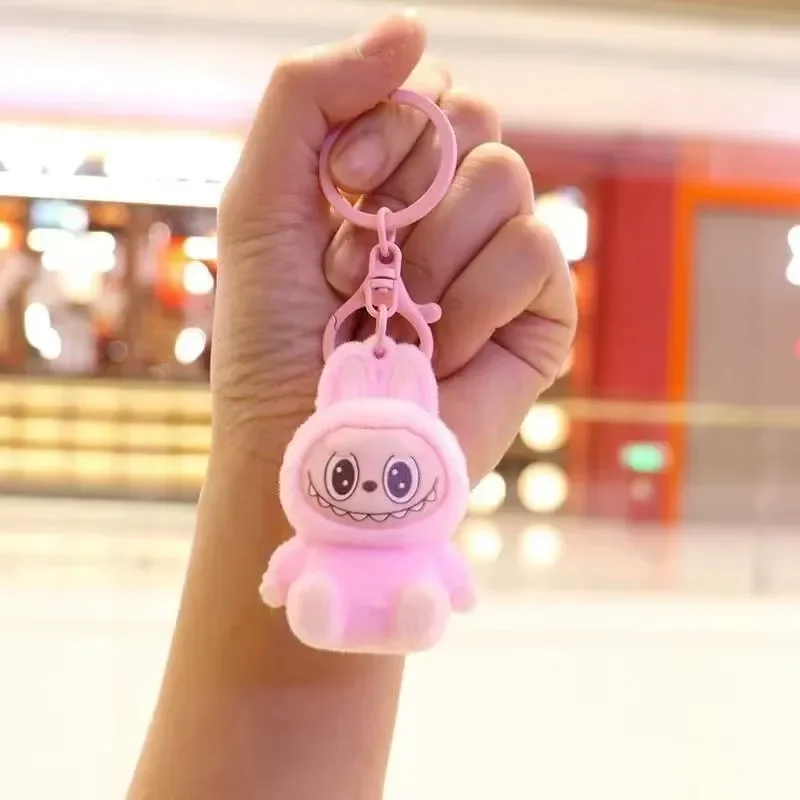 Labubu Have a Seat Mini Flock Keychain - Image 10